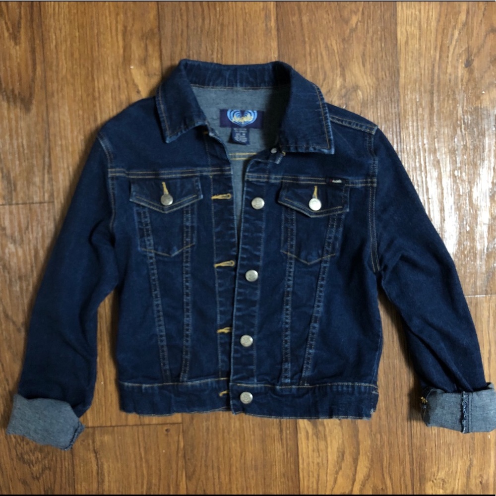 Dark Wash Midi Denim Jacket